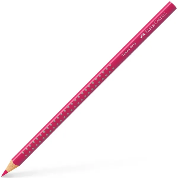Faber-Castell: Creion colorat Grip 01 roșu zmeură imaginea 1