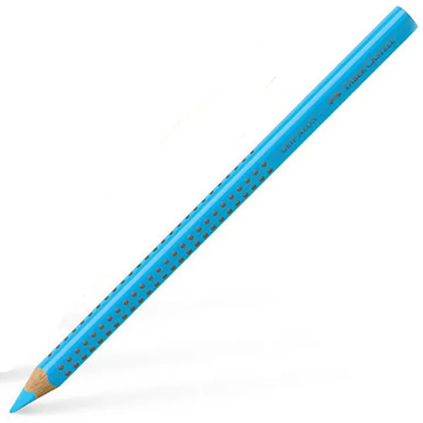 Faber-Castell: Creion colorat Jumbo Grip albastru neon imaginea 1