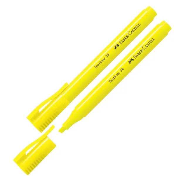 Faber-Castell: Textliner 38 Markator cu text fluorescent galben, 1 bucată imaginea 1