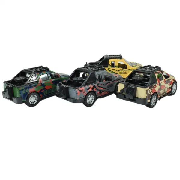 Fast Racer: Pickup cu roți de teren în diferite variante, 11cm imaginea 6