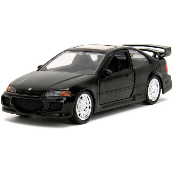 Fast & Furious: Seria Legacy Set model de mașini metalice Han’s Mazda RX-7 & Heist Honda Civic la scară 1/32 - Jada Toys imaginea 4