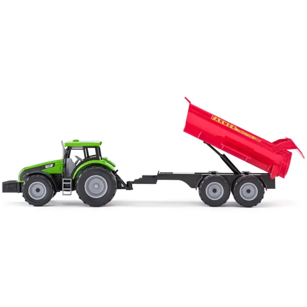 Faunica: Set de joacă tractor cu taur - Woodyland imaginea 3