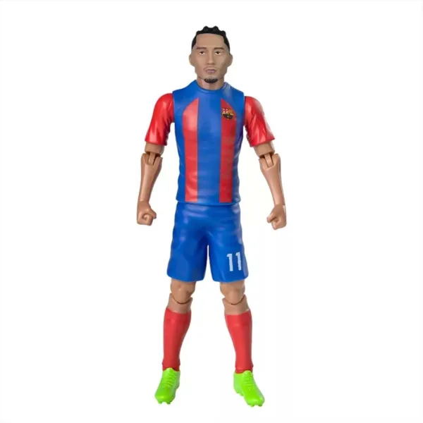 Figurină de acțiune a unui fotbalist, 20 cm - Barcelona, Raphinha în tricoul cu numărul 11 imaginea 2