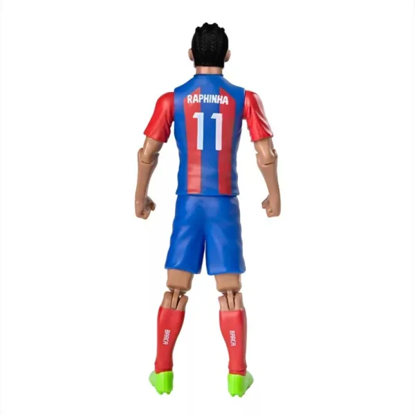 Figurină de acțiune a unui fotbalist, 20 cm - Barcelona, Raphinha în tricoul cu numărul 11 imaginea 3