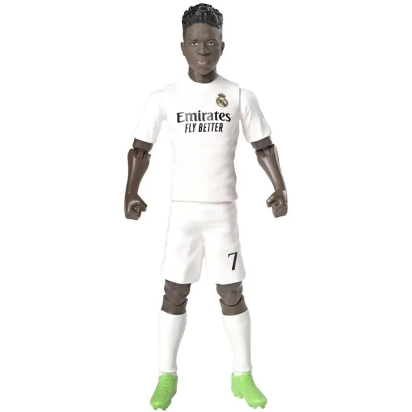 Figurină de acțiune fotbalist, 20 cm - Real Madrid, cu tricoul numărul 7 Vinicius imaginea 2