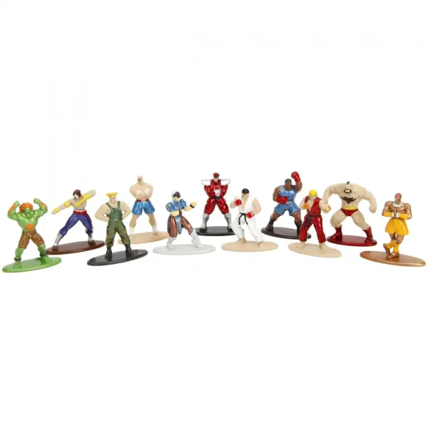 Figurină metalică nano surpriză Street Fighter 1buc - Simba Toys imaginea 2