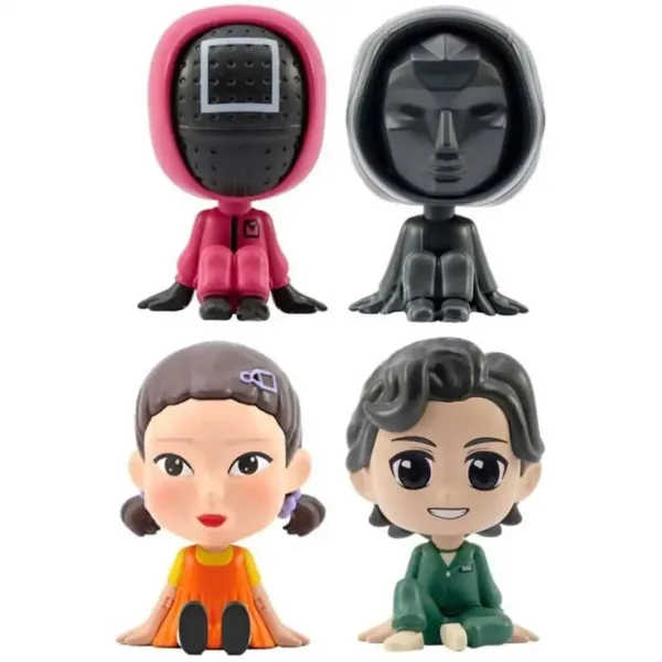 Figurină surpriză Squid Game Bobble Hero 8cm imaginea 2