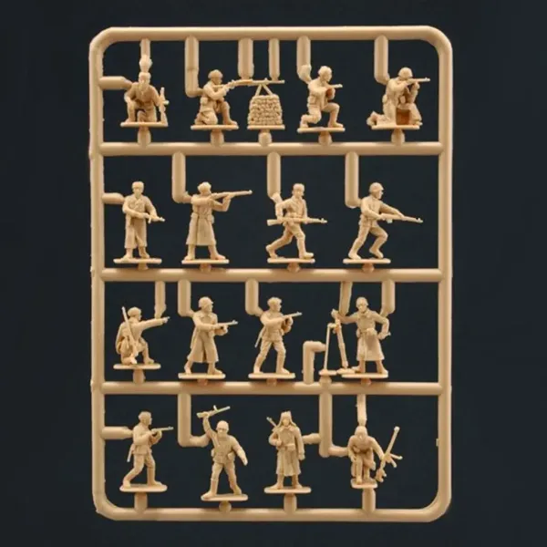 Figurine militare în uniformă de iarnă rusească Italeri 1/72 imaginea 2