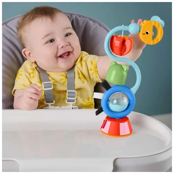 Fisher-Price: Centru de activități cu animale pentru bebeluși - Mattel imaginea 3