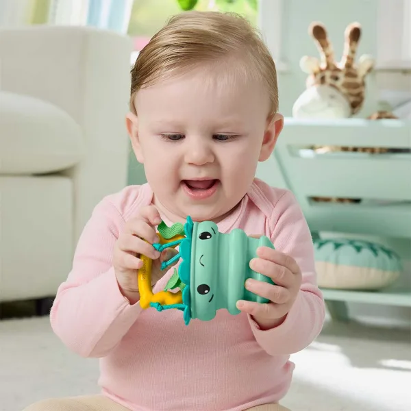 Fisher-Price: Inel de dentiție Prieten marin - Meduză - Mattel imaginea 3