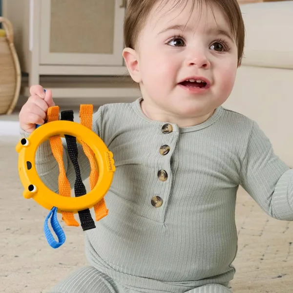 Fisher-Price: Jucărie de mestecat veselă cu albinuță, tematică animală - Mattel imaginea 2