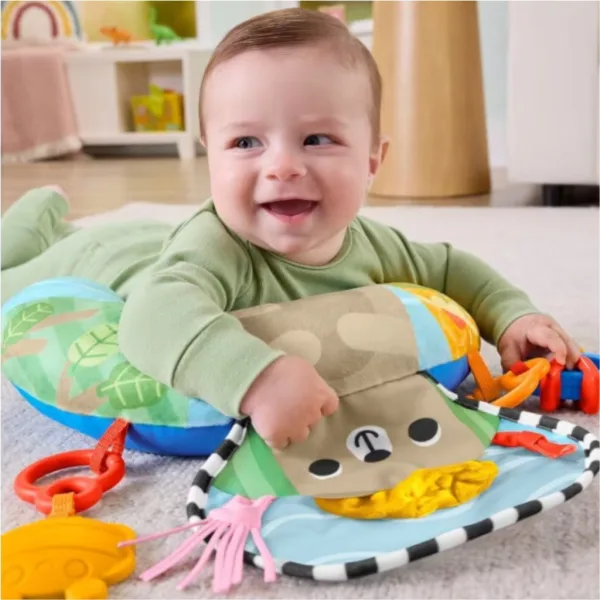 Fisher-Price: Pernă pentru burtică cu ursuleț - Mattel imaginea 2