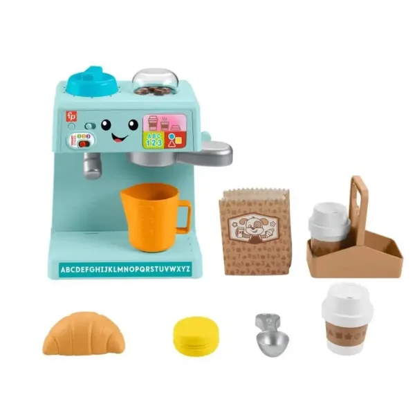 Fisher-Price: Râzi și învață Aparat de cafea Babarista - Mattel imaginea 2