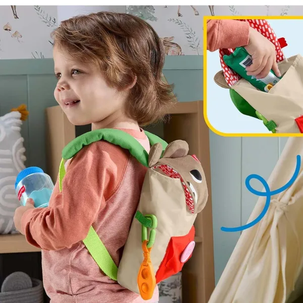 Fisher-Price: Rucsac cu ursuleț - Mattel imaginea 3