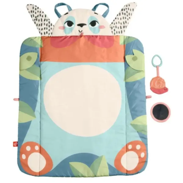 Fisher-Price: Saltea de joacă cu pandă, rulabilă - Mattel imaginea 2