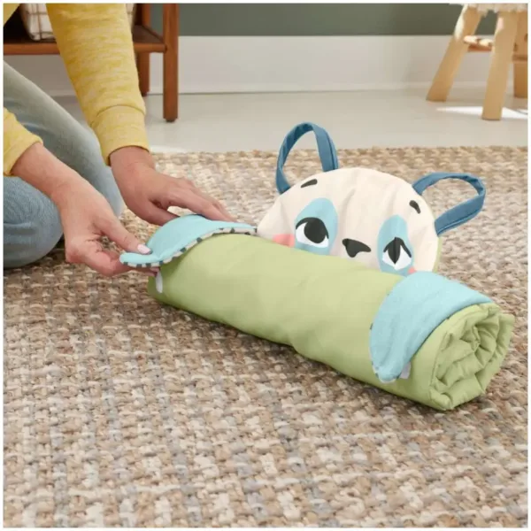 Fisher-Price: Saltea de joacă cu pandă, rulabilă - Mattel imaginea 4