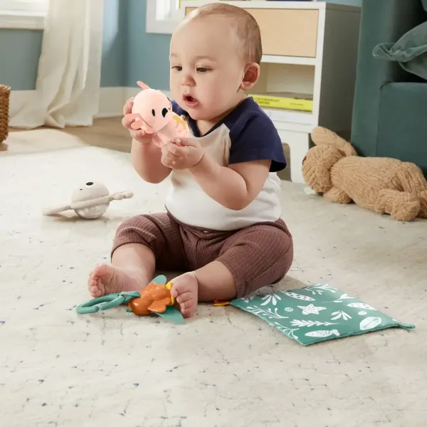 Fisher-Price: Sensimals Salut Senzorial set de jucării pentru bebeluși, 4 piese - Mattel imaginea 4
