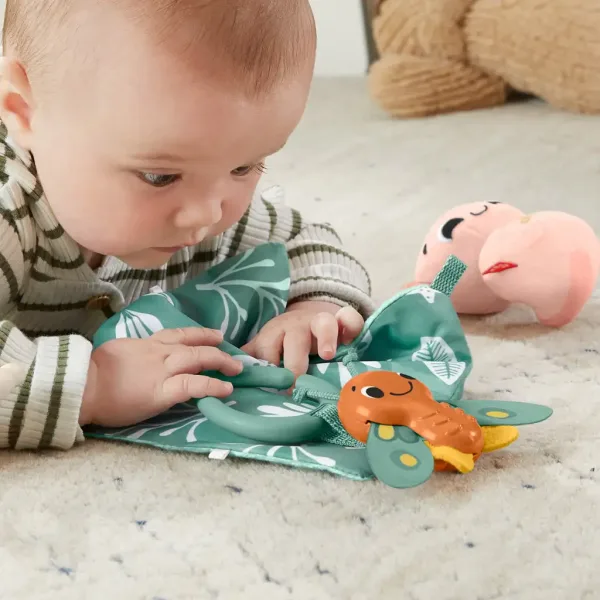 Fisher-Price: Sensimals Salut Senzorial set de jucării pentru bebeluși, 4 piese - Mattel imaginea 6