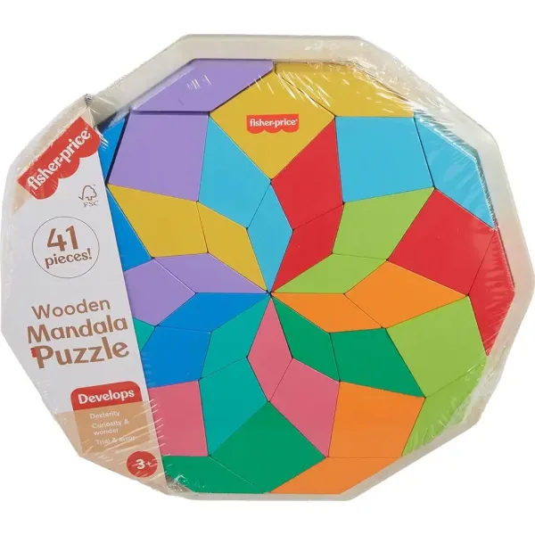 Fisher-Price: Wood Fa mandala colorat - Mattel imaginea 1