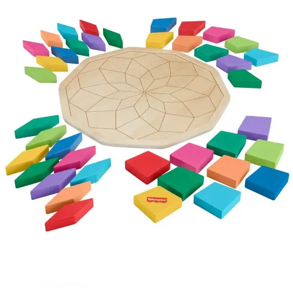 Fisher-Price: Wood Fa mandala colorat - Mattel imaginea 2