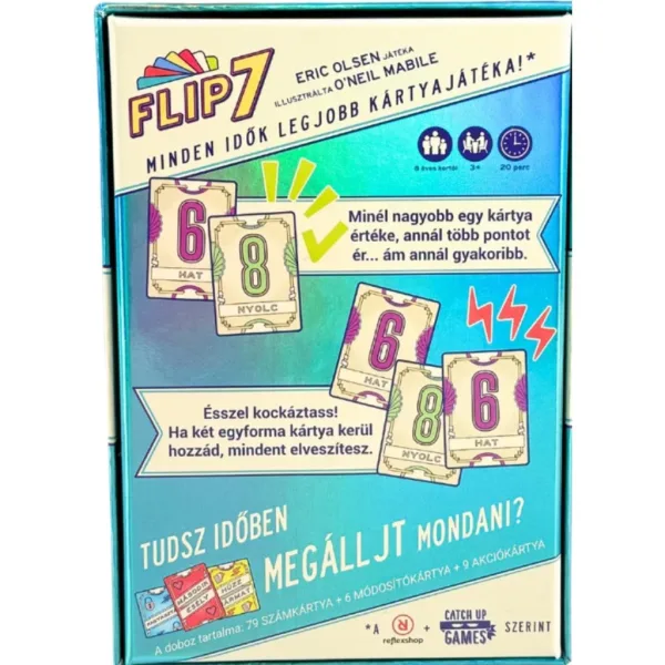 Flip 7 joc de cărți imaginea 2