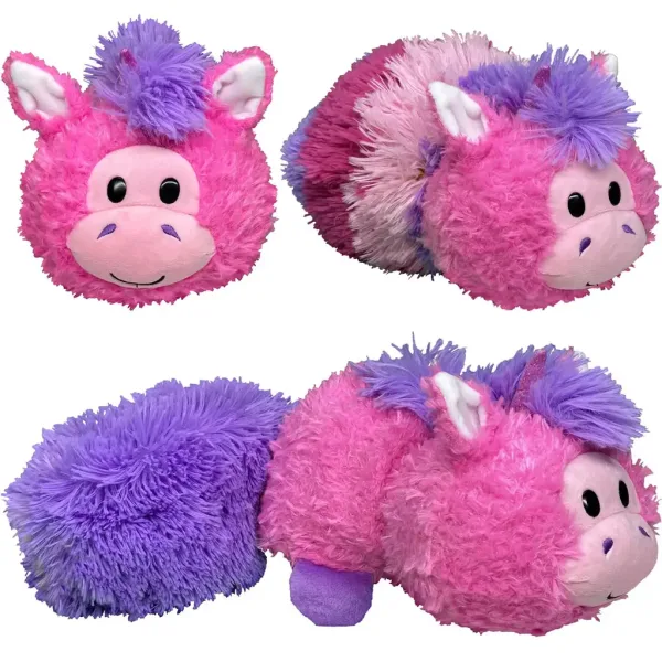 FlipaZoo: Figurină de pluș reversibilă de 28 cm, de la unicorn la pisică imaginea 3