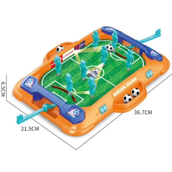 Football: Set de joc fotbal de masă cu arcuri 37x21cm imaginea 2