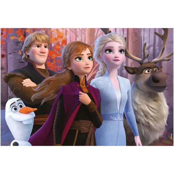 Frozen 2 puzzle și carte de colorat 2 în 1, 108 piese, 50x35cm - Lisciani imaginea 2