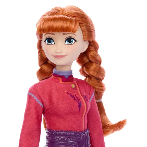 Frozen: Anna și setul cu figurine de joacă cu Elsa mică - Mattel imaginea 3