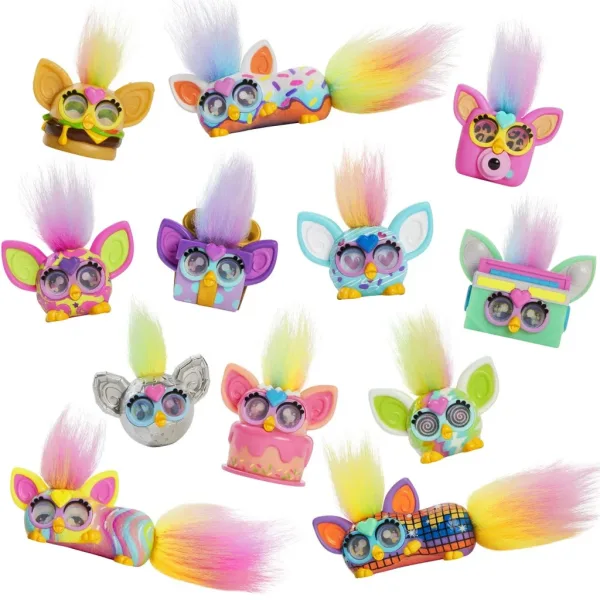 Furby: Set mini de 12 figurine, seria 1 - Hasbro imaginea 2