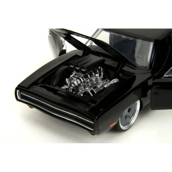 Furios și iute: model metalic de mașină 1/24 — 1970 Dodge Charger - Jada Toys imaginea 5