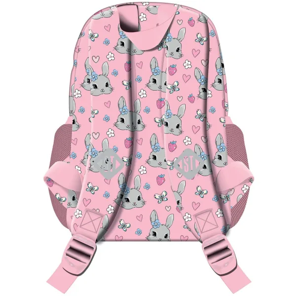 Ghiozdan școlar St.Right Cute Rabbit cu iepuraș, rucsac BP70 32x22x11,5 cm imaginea 2
