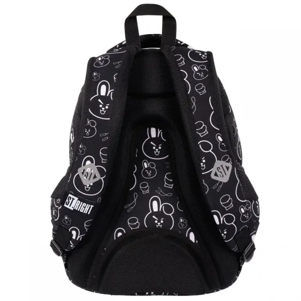 Ghiozdan școlar cu patru compartimente St. Right Clever Bunny, rucsac BP06 42x31x22cm imaginea 2