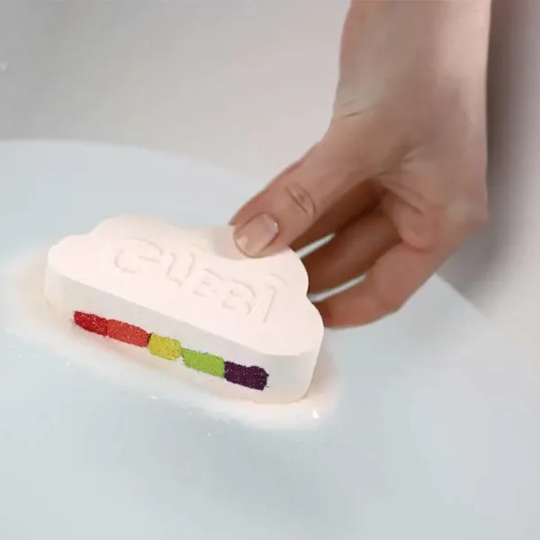 Glibbi Boom: bombă de baie în formă de nor cu culori de curcubeu - Simba toys imaginea 2
