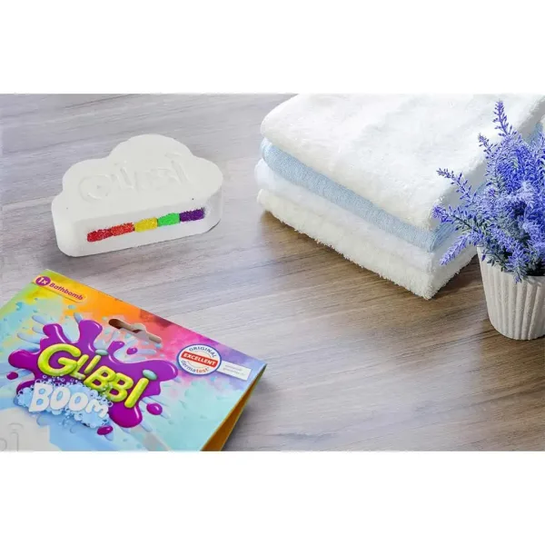 Glibbi Boom: bombă de baie în formă de nor cu culori de curcubeu - Simba toys imaginea 4