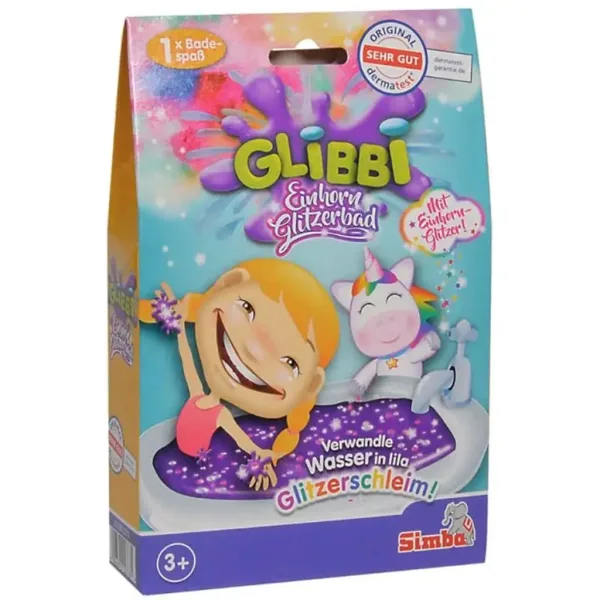 Glibbi: Gel de baie cu sclipici și unicorni - Jucării Simba imaginea 1