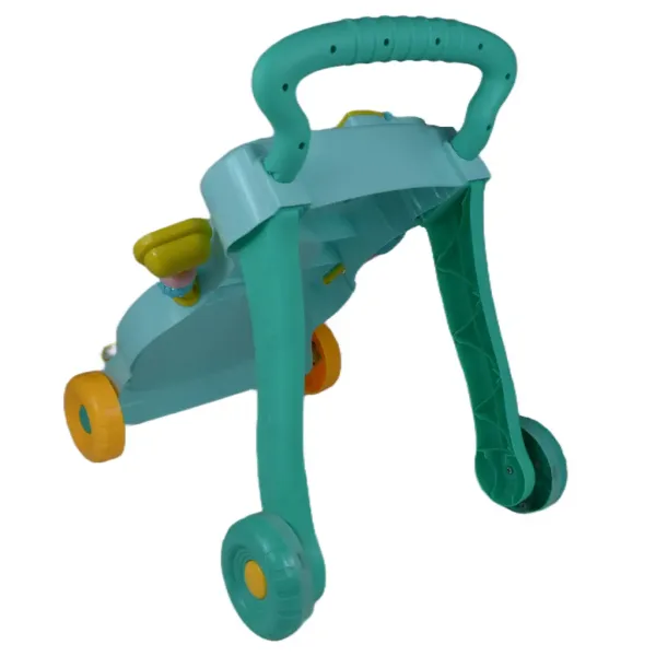 Happy World: Dispozitiv de asistență pentru mers, de dezvoltare a abilităților, în culoarea verde mentă imaginea 3