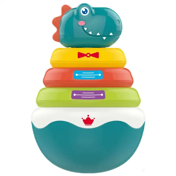 Happy World: Joc de construit turnuri cu dinozauri imaginea 2