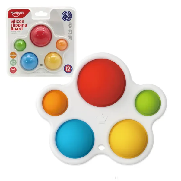 Happy World: Joc de dezvoltare a abilităților colorat Pop-it imaginea 1