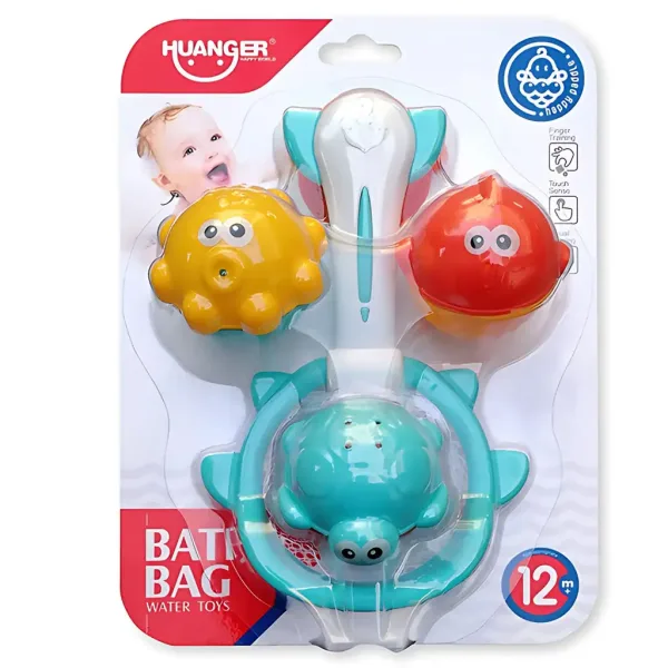 Happy World: Joc de pescuit cu animale marine pentru baie imaginea 3