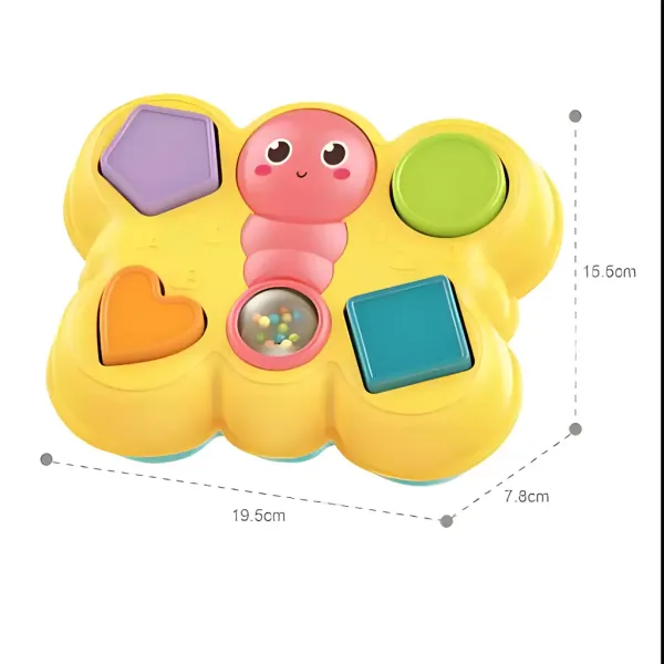 Happy World: Joc de potrivire a formelor de fluturi 19cm imaginea 3