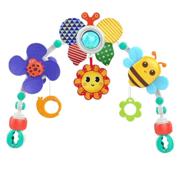 Happy World: Pod de jucării adorabil pentru animăluțe, ce poate fi atașat de pătuț imaginea 2
