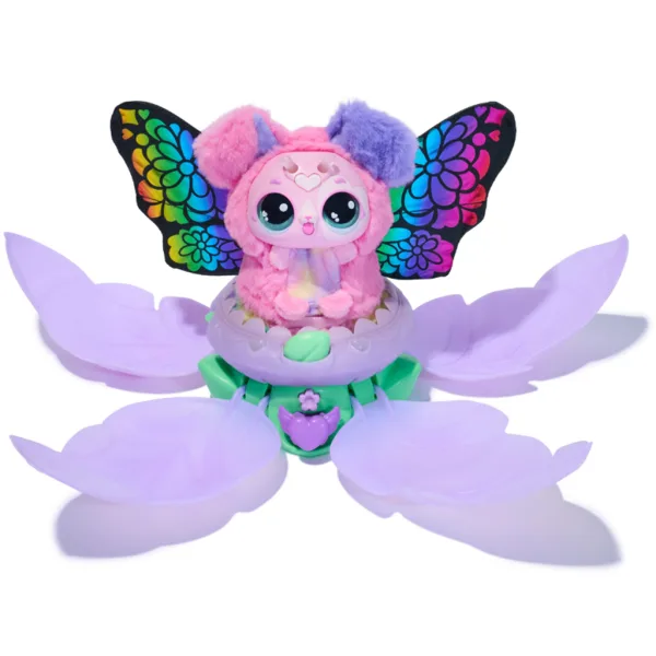 Hatchimals: Bloomables surpriză - Puppyfly cățeluș-fluture în floare - Spin Master imaginea 3