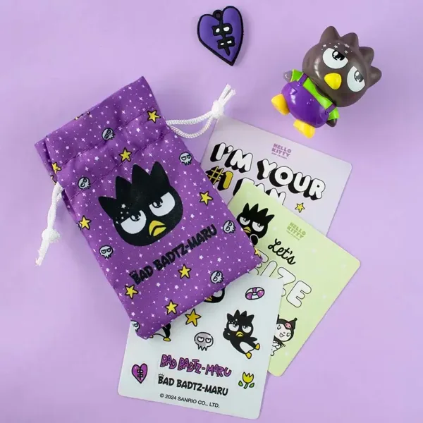 Hello Kitty: Figurină Badtzmaru în cutie cu accesorii 6cm imaginea 3
