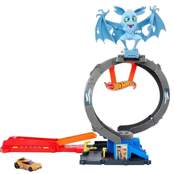 Hot Wheels: Cursa cu bucla de lilieci - Mattel imaginea 3
