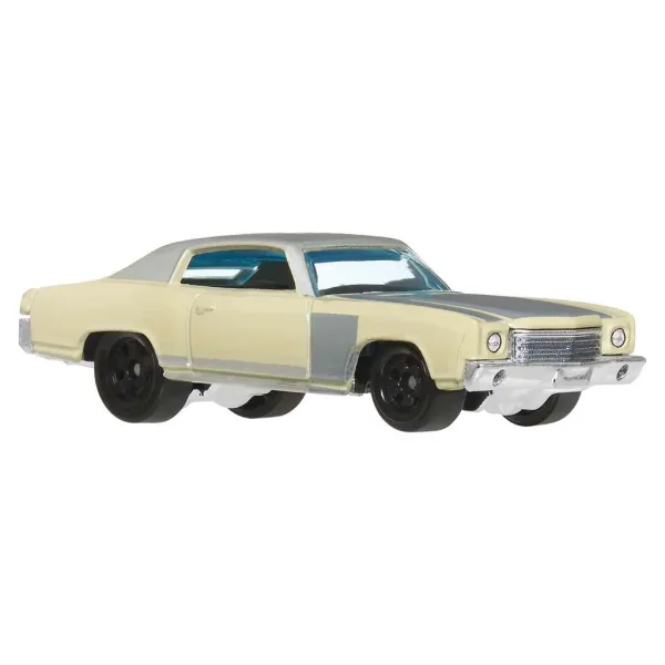 Hot Wheels: Mașinuță Monte Carlo 1970 Fast & Furious, scară 1/64 - Mattel imaginea 2