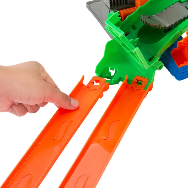 Hot Wheels Monster Trucks: Set de piste Cursa Dragonului - Mattel imaginea 4