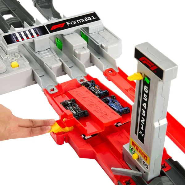 Hot Wheels Racing: Circuit de Marele Premiu de Formula 1 – set de pistă – Mattel imaginea 3