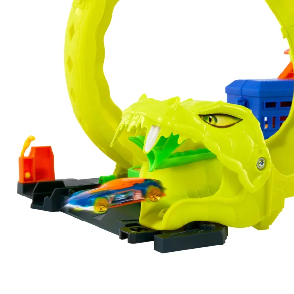 Hot Wheels: Set de pistă Atacul Șarpelui - Mattel imaginea 2