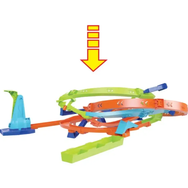 Hot Wheels: Set de pistă Hiperloop - Mattel imaginea 4